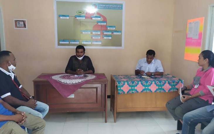 Panwaslu Distrik Kota Waisai Gelar Rakor Dengan PPD
