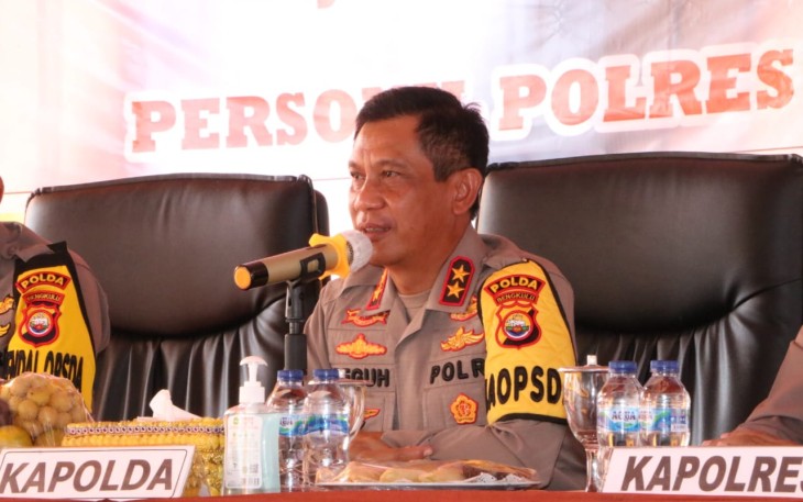 Kapolda Bengkulu Irjen Pol Drs Teguh Sarwono M.Si