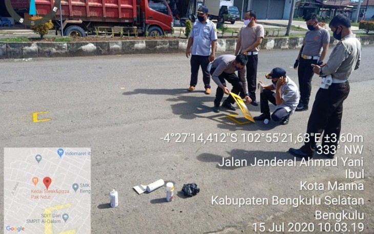 Polres BU dan Polres BS Buat Stop Line