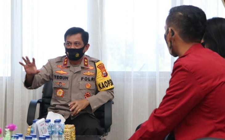 Kapolda Bengkulu Ajak Milenial Jaga Kamtibmas dan Pelopor Protokol Kesehatan Covid-19