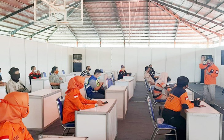 Pelatihan TOT (Training of Trainer) untuk para relawan pencegahan Covid-19
