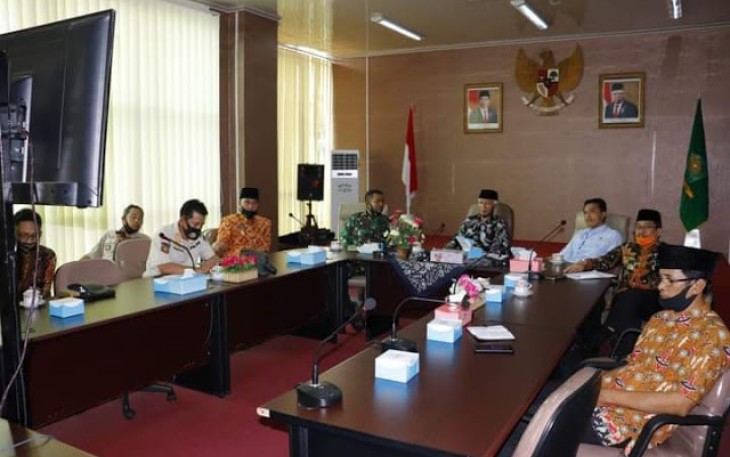 Pemkab Rejang Lebong Bahas Pendisiplinan Protokol Kesehatan