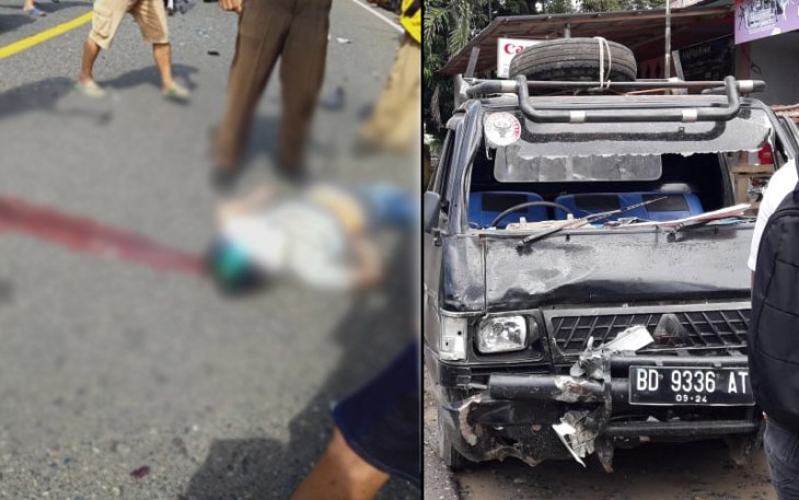 Kondisi korban dan mobil pasca kejadian