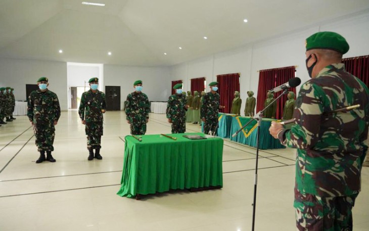 Danrem Pimpin Sertijab 2 Dandim dan Pelantikan 1 Dandim Jajaran Korem 143 Kendari