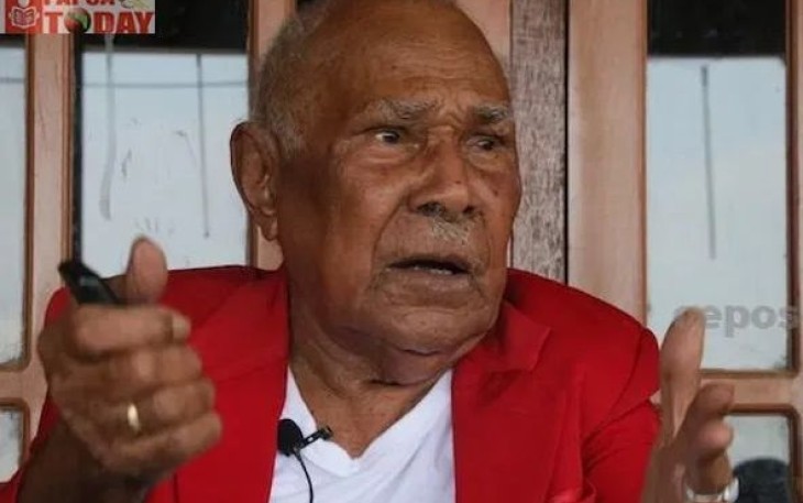 Ketua BMP Ondoafi Ramses Ohee. Foto:(papuatoday.id)