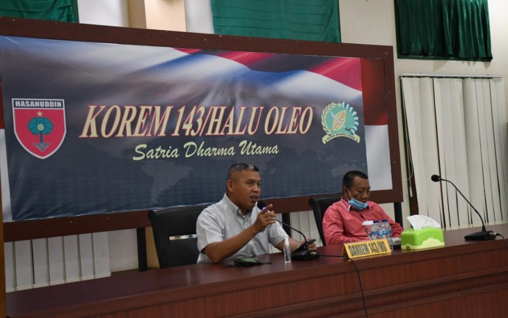 Cinta Perdamaian Warga Tolaki Silaturahmi Bersama Danrem 143/HO
