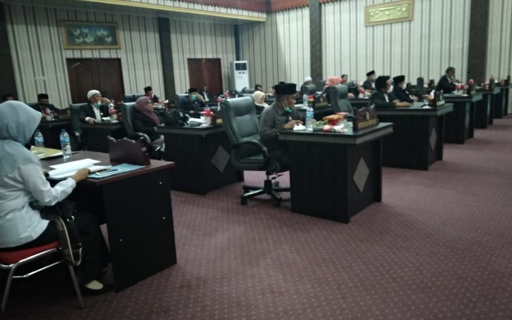 Paripurna DPRK Aceh Singkil.