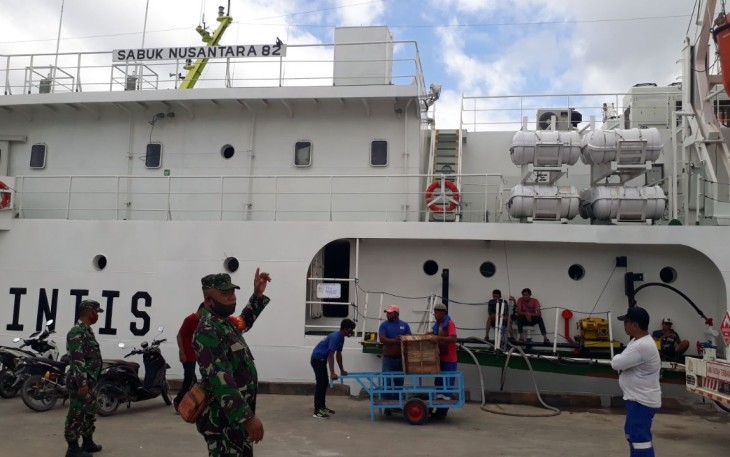 Kodim Kendari Imbau masyarakat Patuhi Protokol Kesehatan di Pelabuhan Bungkutoko  