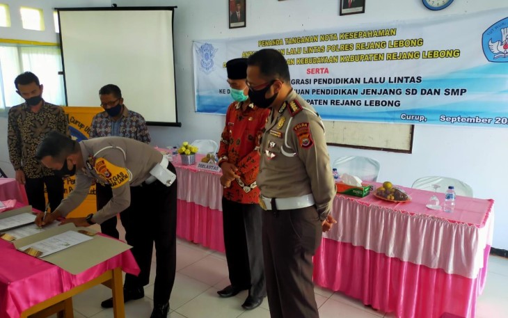 Pengetahuan Berlalulintas Masuk Kurikulum Pendidikan di Rejang Lebong