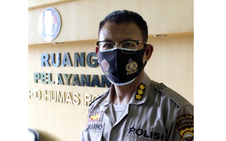 Kabid Humas Polda Bengkulu Kombes Pol Sudarno SSos MH