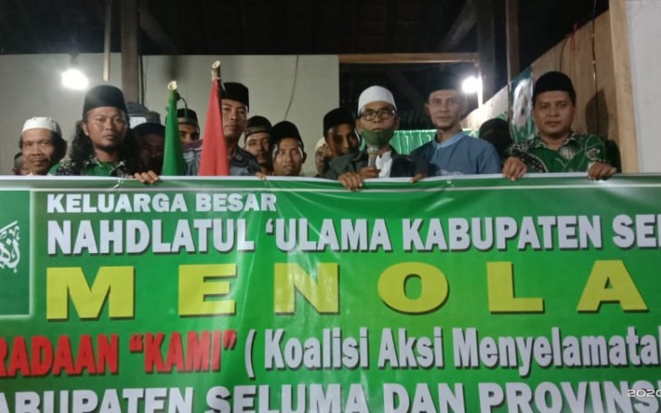 Keluarga Besar NU Kabupaten Seluma Gelar Deklarasi Tolak KAMI