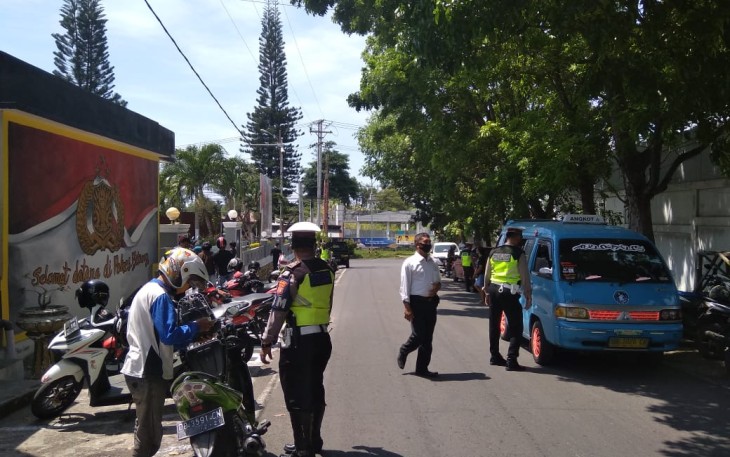 Gelar Operasi Zebra Samrat 2020 Satlantas Polres Bitung Berhasil Jaring Ratusan Pelanggar