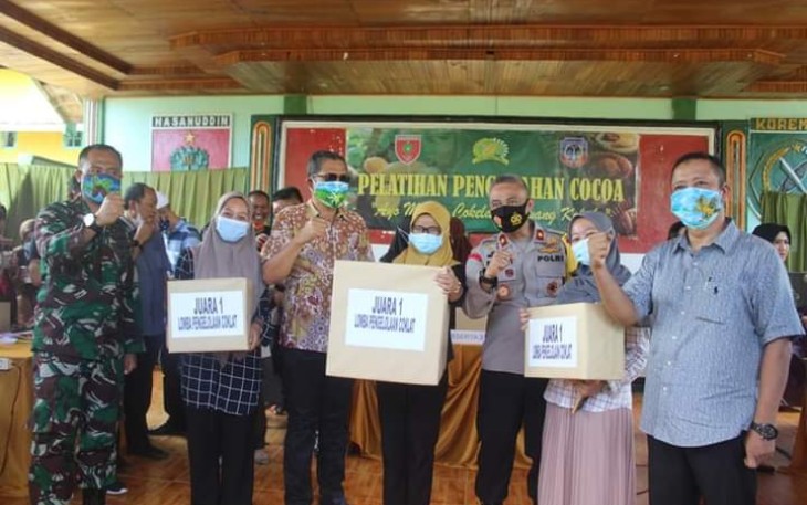 Peringati Hari Sumpah Pemuda Kodim 1412/Kolaka Gelar Kegiatan Lomba Mengolah Cokelat Menjadi Makanan dan Minuman