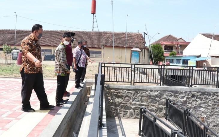 Komisi I DPRD Kota Surakarta saat menggelar sidak di Taman Cerdas Gilingan Banjarsari Solo Jawa Tengah.