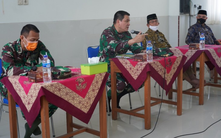 Danrem 074/Warastratama Kunjungi LDII