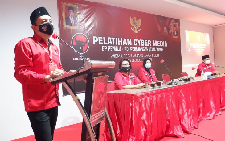 PDIP Jatim Latih Tim Siber Lawan Hoaks