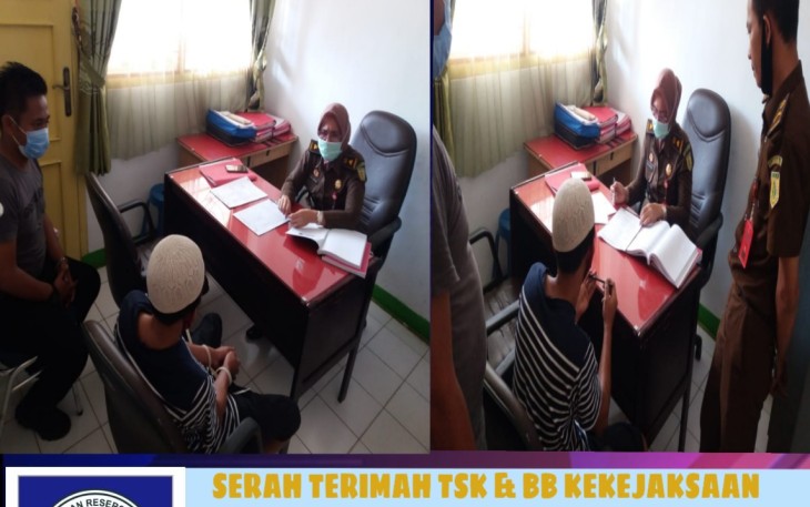 Penyerahan Barang Bukti dan Tersangka Kepada Pihak Kejaksaan  