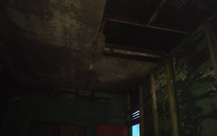 Kondisi Rumah Usai Terbakar 
