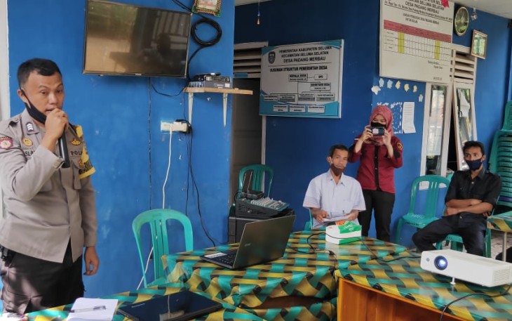 Polsek Seluma Gelar Sosialisasi Penanganan Tindak Pidana
