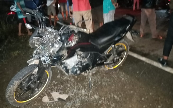 Foto Kondisi Motor Korban Lakalantas 