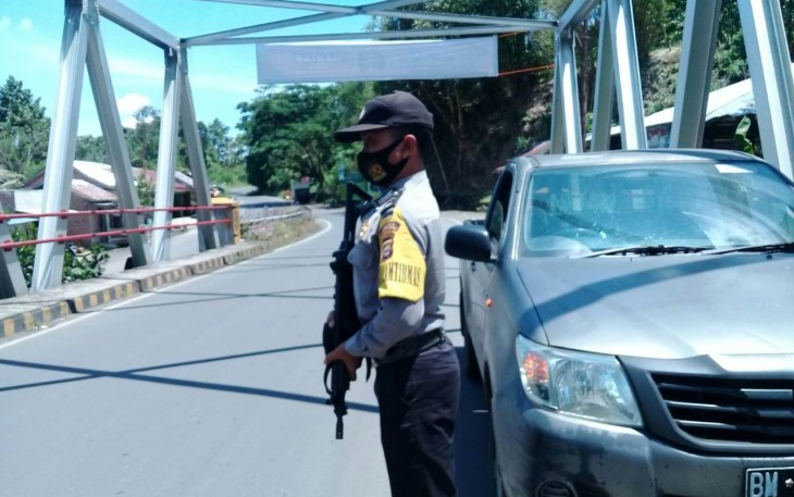 Polsek Padang Ulak Tanding Gelar Patroli 3C di Jalan Lintas Curup-PUT
