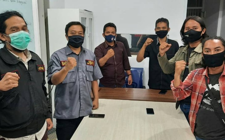 Bersama JBN Saat Mendapat Kunjungan Dari JBN Purwakarta di Kantor JBN Teras Sangkuriang Lanud Husein Sastranegara Bandung