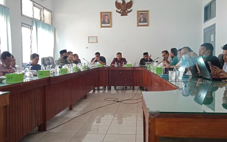 DPRD Kabupaten Seluma Gelar Rapat Banggar KUA dan PPAS APBD 2021 