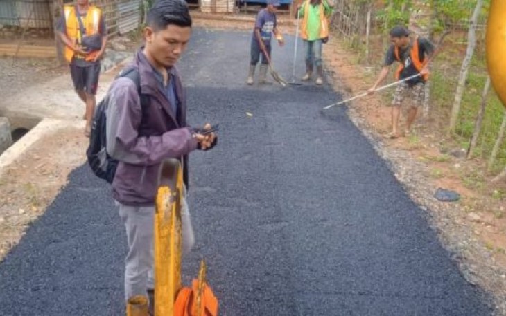 PUPR Kota Bengkulu Gencar Lakukan Pengaspalan Hotmix Setiap Ruas Jalan 