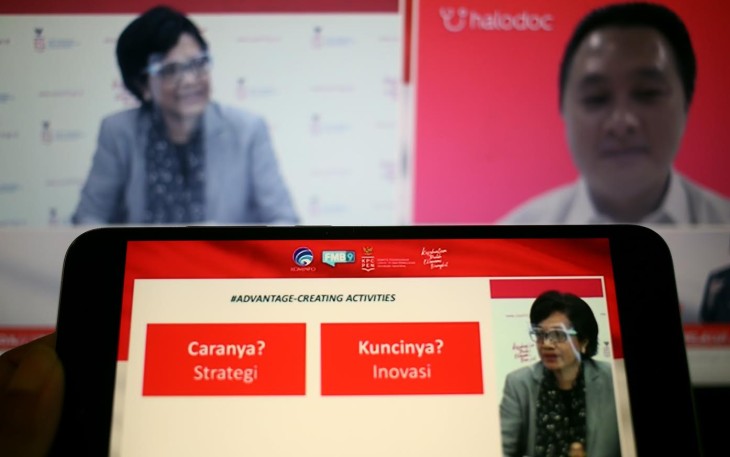 Dialog Produktif bertema “Berinovasi dan Optimis Meningkatkan Usaha di Masa Pandemi"
