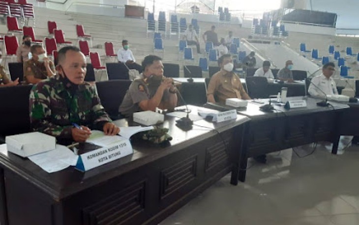Bahas P4GN dan Perkusor Narkotika Bersama Anggota Pansus III DPRD Kota Bitung Kasdim 1310/Bitung Sampaikan Masukan Serta Saran