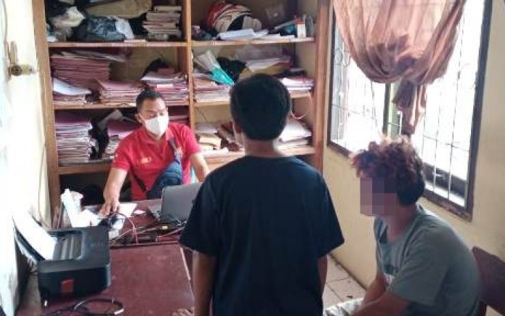 Kedua Pelaku Pencurian Aki Truk 