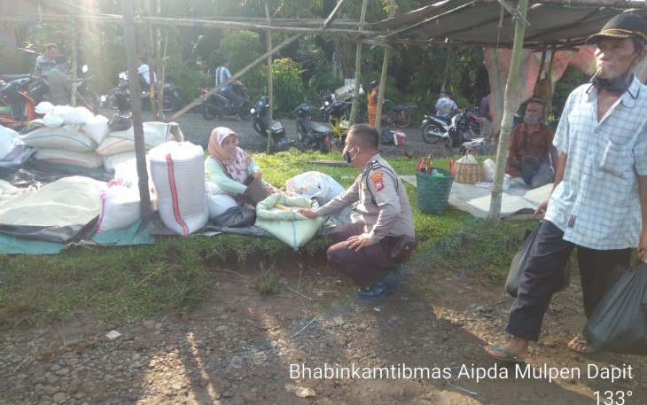 Polres Benteng Sosialisasi Prokes ke Pedagang dan Pembeli 