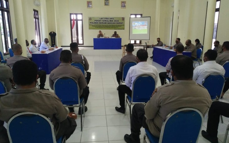 Polres SBB Laksanakan Lat Pra Ops Siwalima