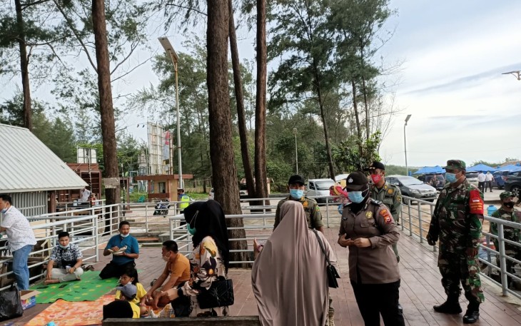 Polres Bengkulu Gelar Operasi Yustisi di Tempat Wisata 