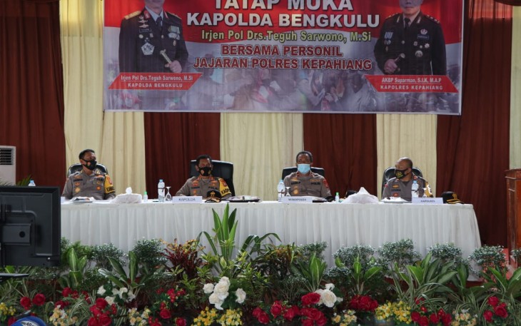 Kapolda Bengkulu Kunker di Polres Kepahiang