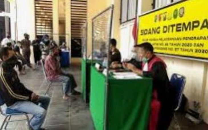 64 Pelanggar Belum Bayar Denda Prokes Barang Sitaan Bakal Lenyap