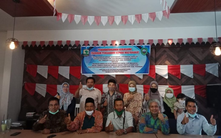 THP Unand Bersama Kelompok Tani Aur Serumpun Nagari Simpang Pasaman