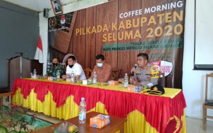 Kapolres Seluma AKBP Swittanto Prasetyo SIK Jamin Penyelenggara Pemilu di Seluma Aman