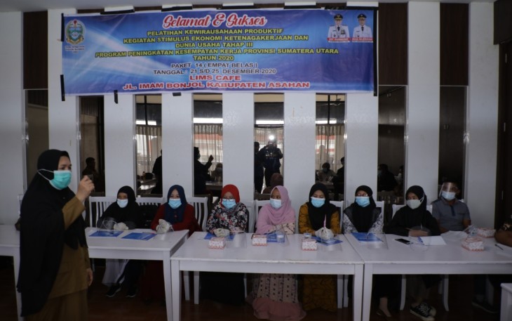 Disnaker Provinsi Sumut Gelar Pelatihan Kewiraausahaan Produktif