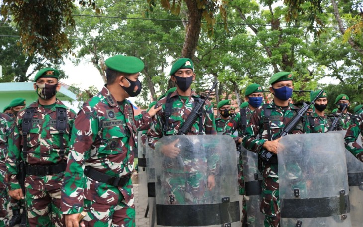 Kodim 1417/Kendari Laksanakan Gelar Pasukan Pengamanan Pilkada 2020