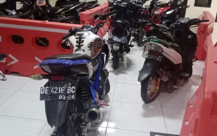 Puluhan Motor Diamankan 