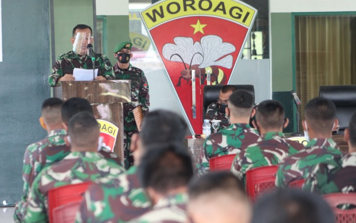  Jajaran Korem 143/Halu Oleo Terima Penyuluhan Dispsiad