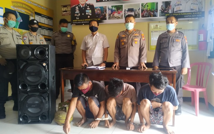 Terduga Pelaku Pencurian Diamankan 