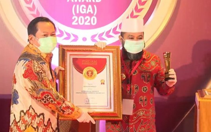 Kota Bengkulu Sabet Penghargaan Sebagai Kota Sangat Inovatif