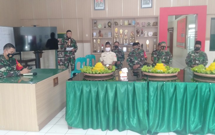 Dalam rangka memperingati Hari Juang yang jatuh pada tanggal 15 Desember Kodim 0715/Kendal menggelar syukuran secara sederhana di Makodim, Selasa, 15/12/2020.