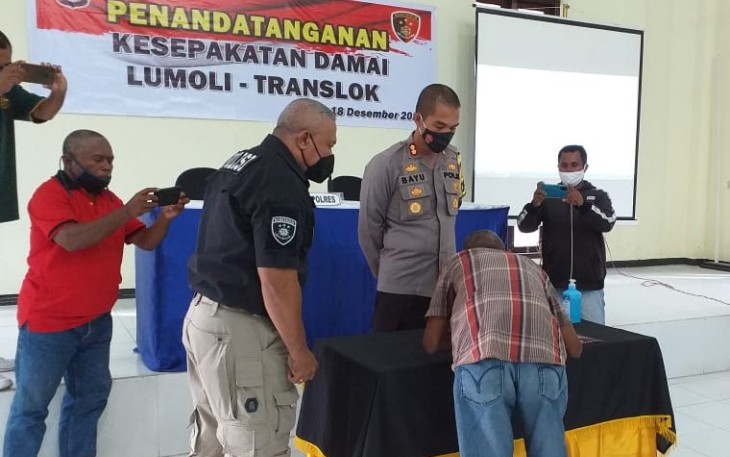 13 Poin Kesepakatan Damai Lumoli dan Translok