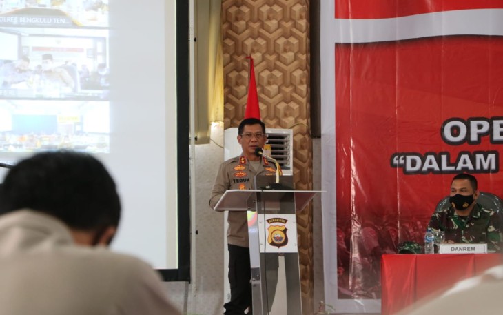 Kapolda Bengkulu Irjen Pol Drs Teguh Sarwono MSi 