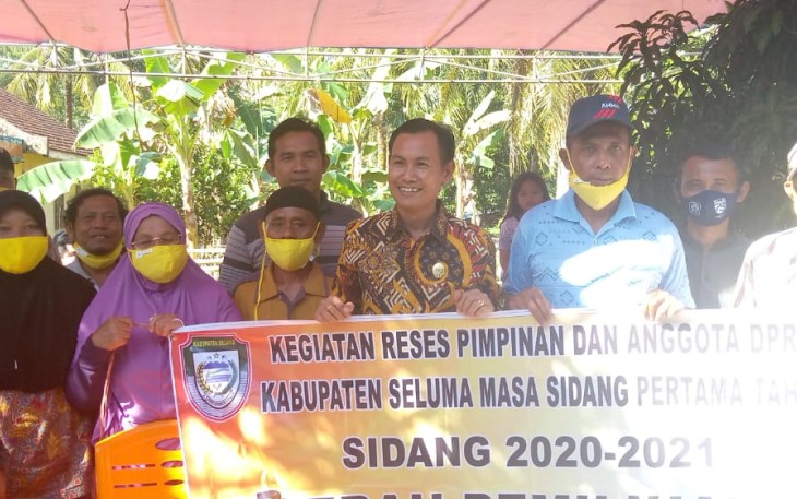 Anggota DPRD Seluma Samsul Aswajar S sos Gelar Reses di Desa Lubuk Gilang 
