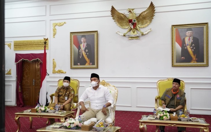 Wakil Gubernur Bengkulu Dedy Ermansyah Mengikuti Zoom Meeting Terkait Sosialisasi Pelaksanaan Vaksinasi Covid-19