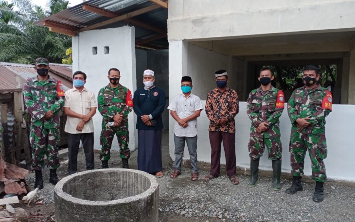 Impian Dewan Guru dan Santri di TPA Al-Mukhlisin Kini Terwujud Berkat Koramil 07/JP